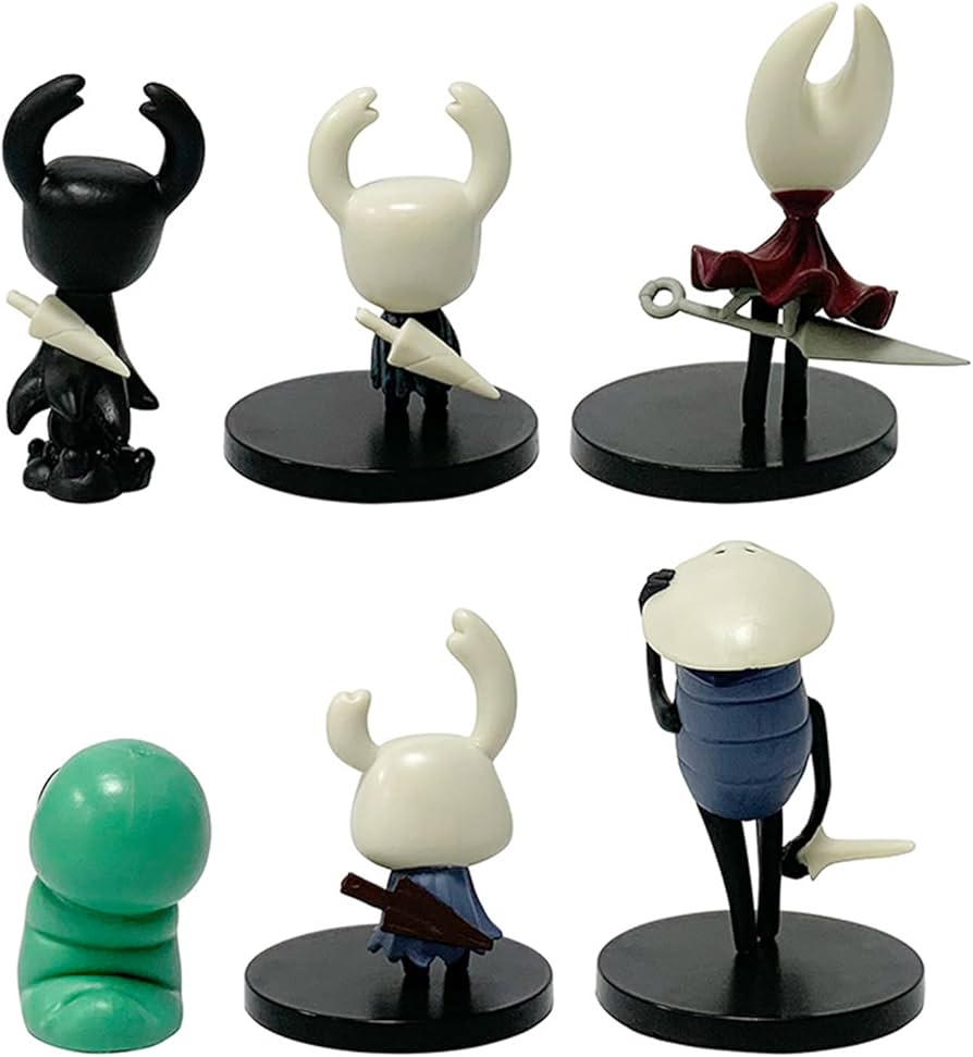 Figurine Set 6x Pieces Hollow Knight PVC Collectible (Sans Boite)