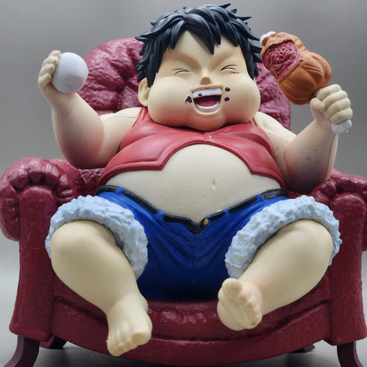 Figurine One Piece Luffy FAT Fauteuille | 18 cm