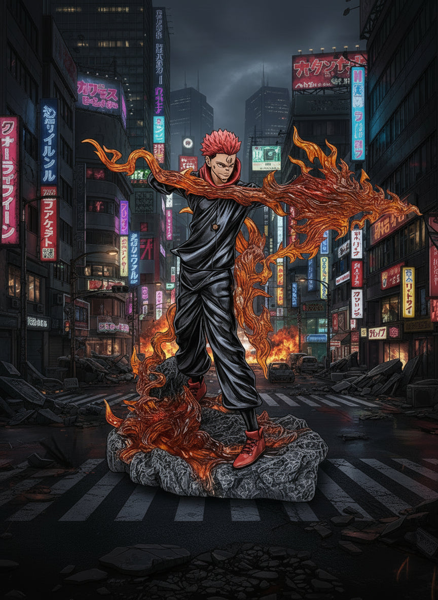 Figurine Sukuna Fire 25cm