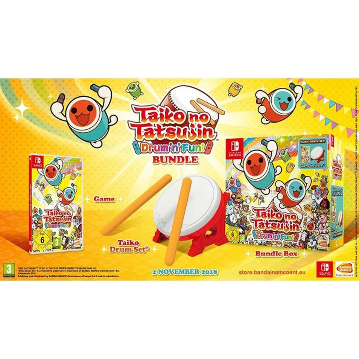 Taiko no Tatsujin: Drum 'n' Fun! Collector's Edition Nintendo Switch