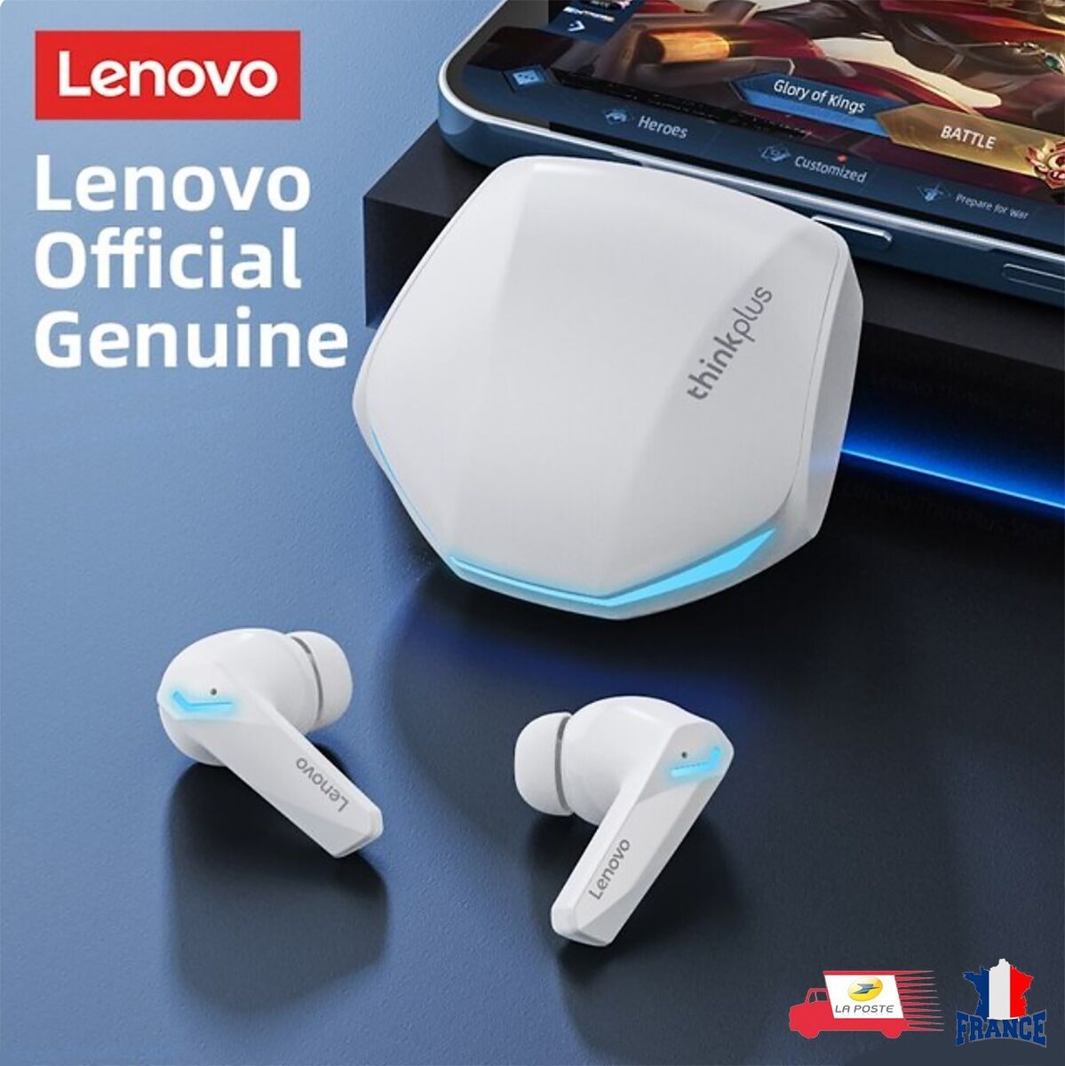 Ecouteur  Sans Fil Lenovo ThinkPlus GM2 Pro - Bluetooth 5.3