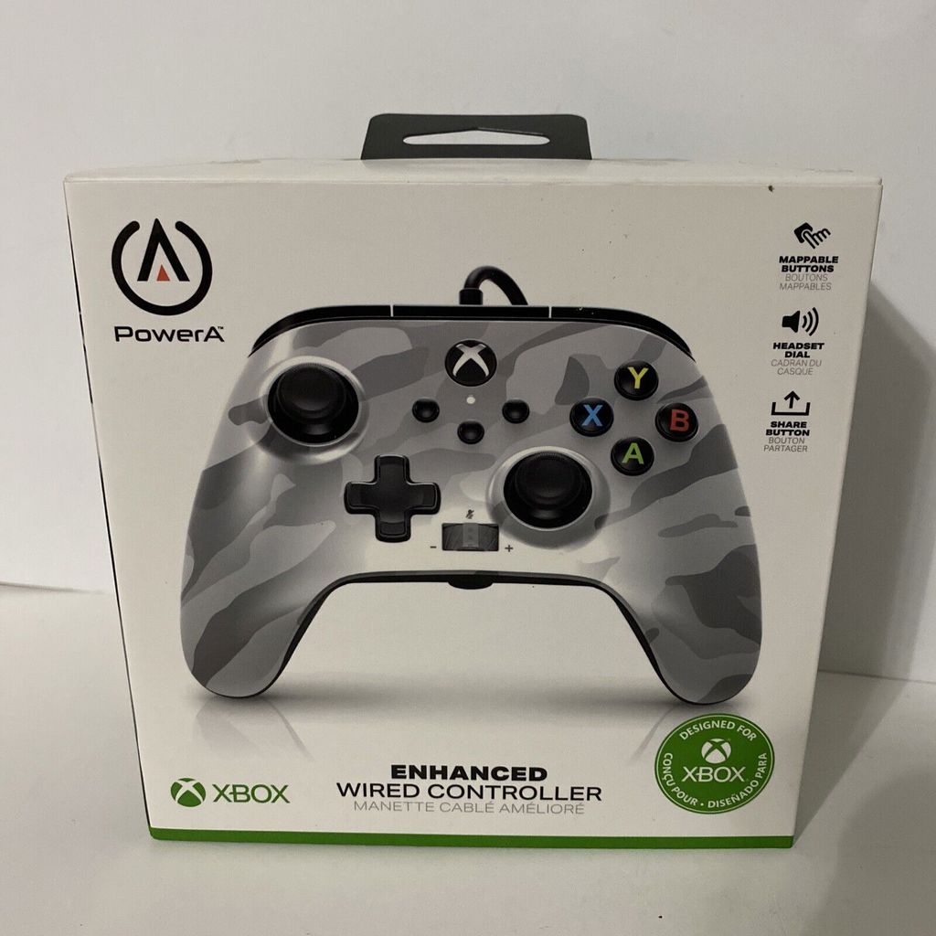 Manette Power A filaire pour Xbox Et PC Camouflage métallique Edition