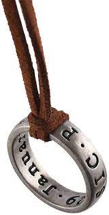 Chaine Uncharted Sir Francis Drake Ring Necklace