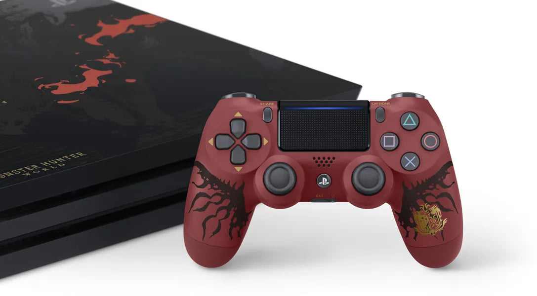 Console Playstation 4 Pro Limited Edition Monster Hunter World (1TB) Occasion♻️