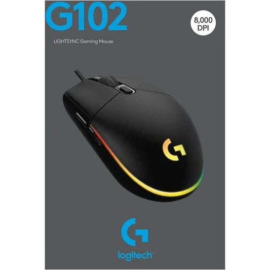 Souris Logitech G102 | Original Lightsync Black 8000DPI