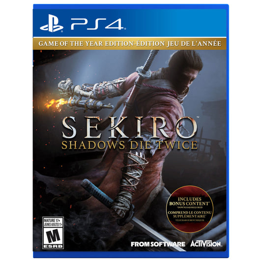SEKIRO : SHADOWS DIE TWICE GOTY PS4