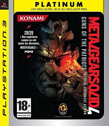 Metal Gear Solid 4: Guns of the Patriots [Platinum] PAL PS3 Occasion ♻️
