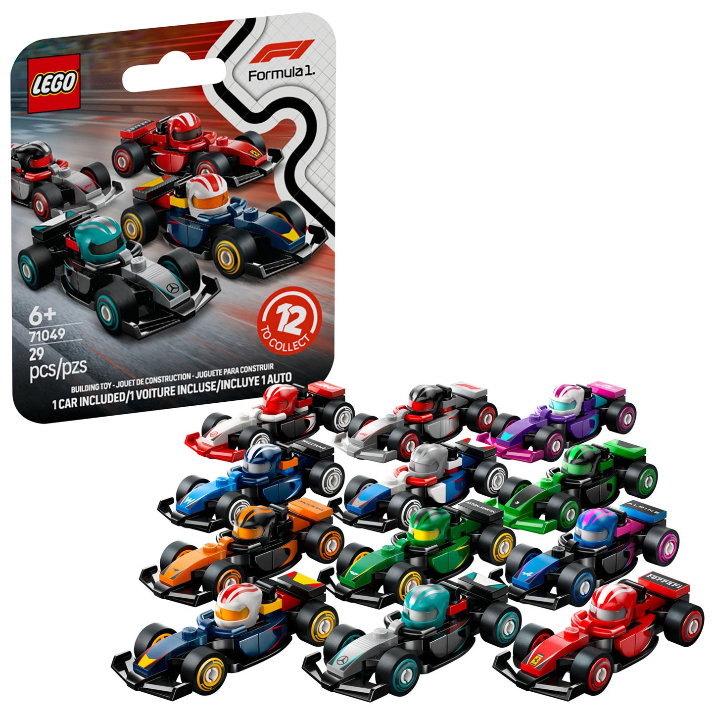 LEGO Voiture F1 Collectible Race Cars