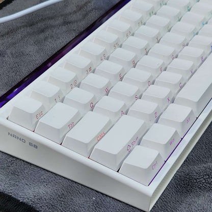 Clavier Gaming Magnétique Filaire Blanc Nano 68 | Madlions