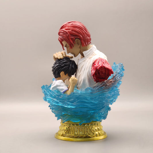 Figurine Buste Shanks et monkey D Luffy