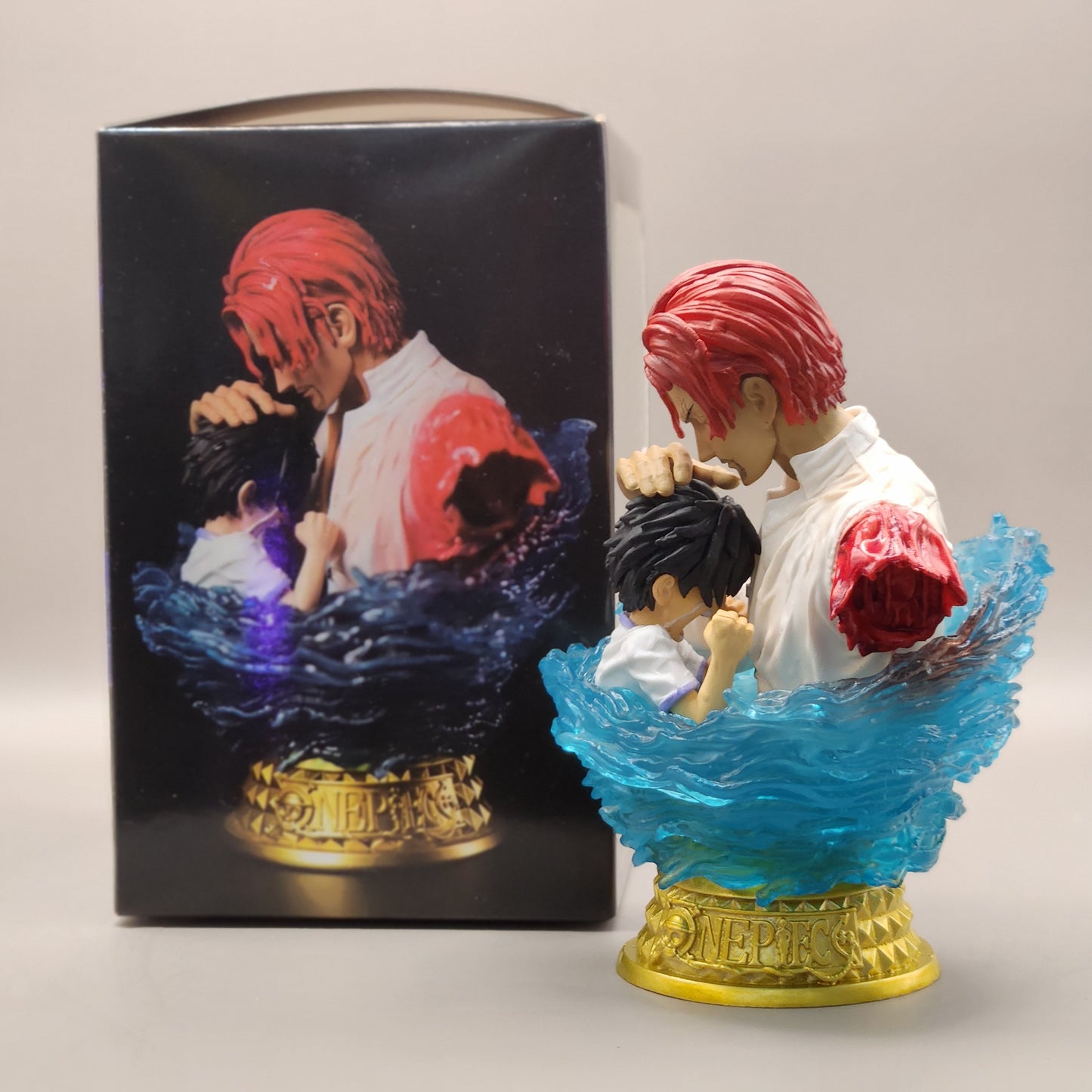 Figurine Buste Shanks et monkey D Luffy