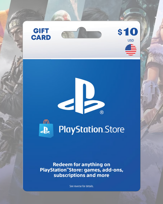 بطاقة هدايا PSN بقيمة 10 دولارات (الولايات المتحدة)