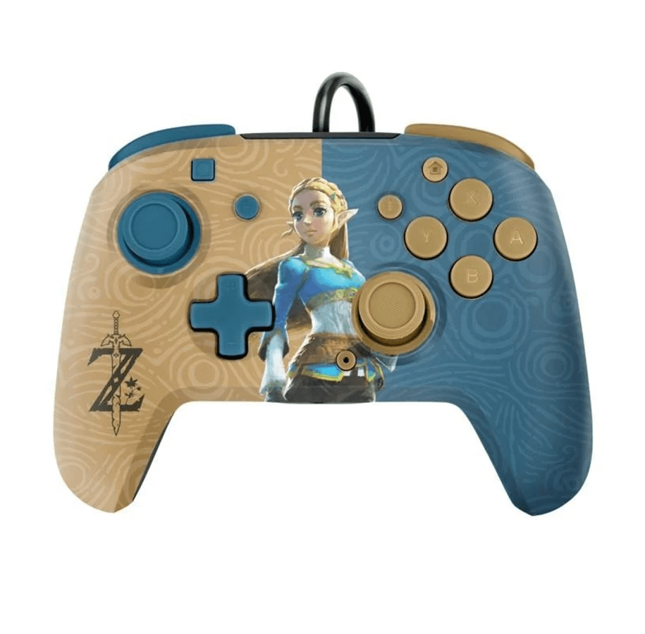 Manette Filaire Pdp Faceoff Zelda Breath Of The Wild Pour Nintendo Switch