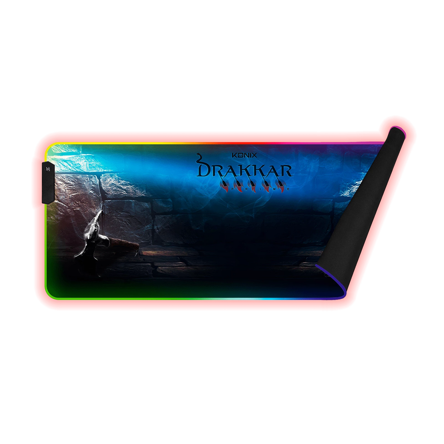 Tapis de Souris Konix Hetland RGB 80x30 cm