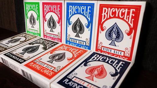 Bicycle Rider Back Colored