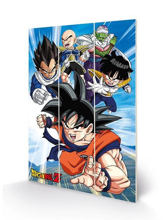 Impression Sur Bois DRAGON BALL Z 20x29.5 cm