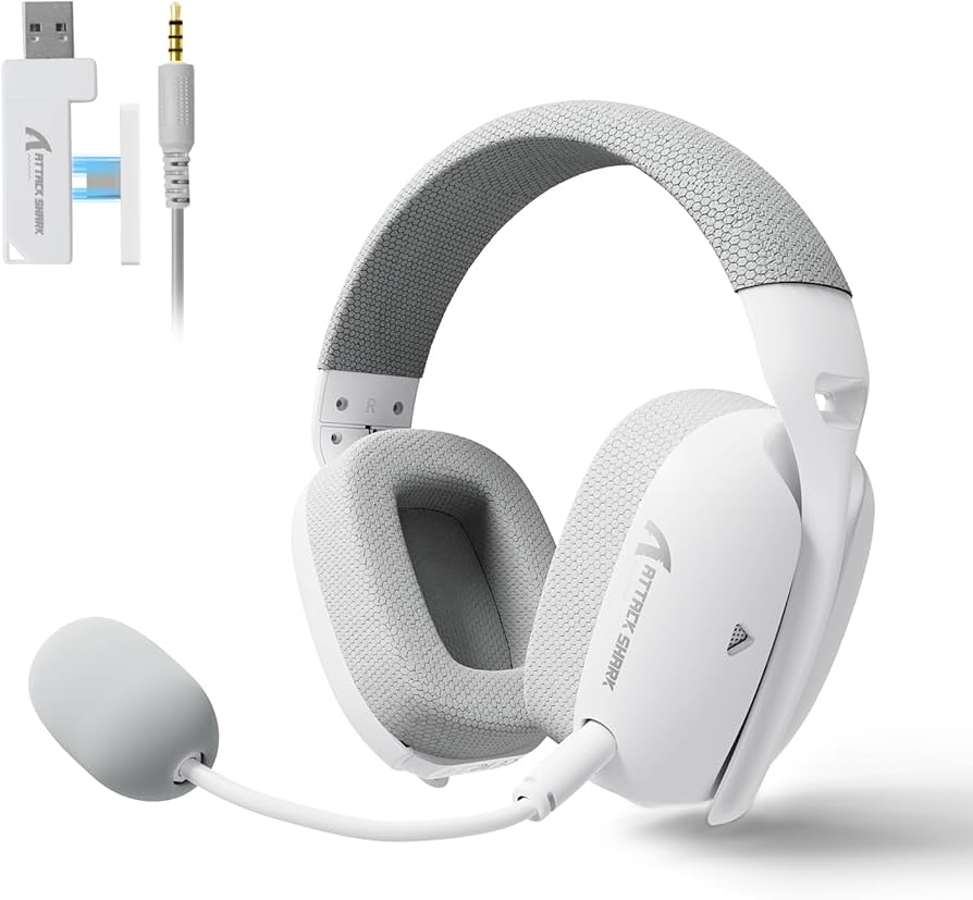 Casque ATTACK SHARK L80 PRO  -White-