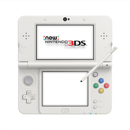 Console Nintendo New 3DS -White- (Flashé+jeux) Presque Neuf (Sans Boite)
