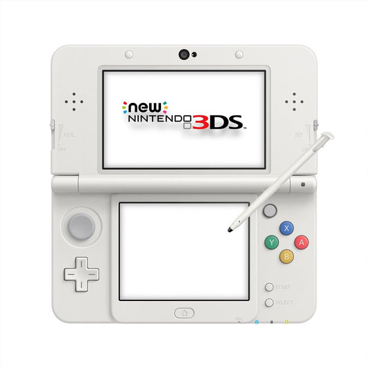 Console Nintendo New 3DS -White- (Flashé+jeux) Presque Neuf (Sans Boite)