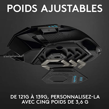 Logitech G502 HERO USB Souris Gamer