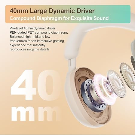 Casque Bluetooth PXN Ravine | Rose PC/ XBOX /Playstation