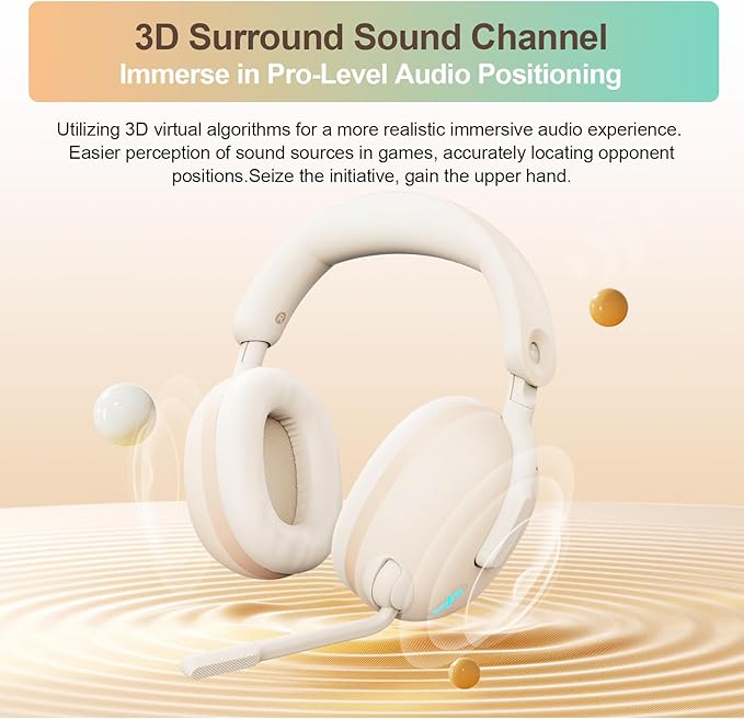 Casque Bluetooth PXN Ravine | Rose PC/ XBOX /Playstation