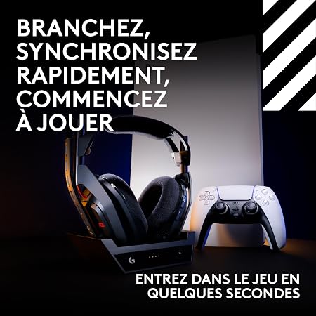 Casque Logitech G Astro A50 Lightspeed Wireless Gaming Headset + Base