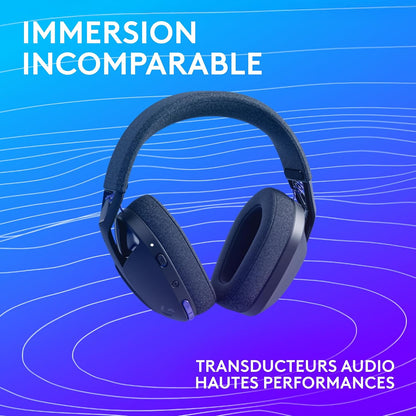 Logitech G G321 LIGHTSPEED, Casque Gaming Bluetooth sans fil - Noir-