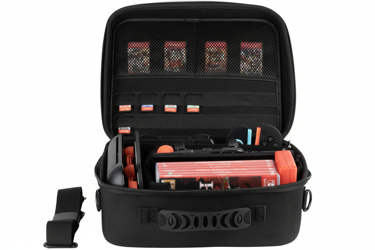 Konix Sacoche de transport Switch 2 (Noir) ALL IN ONE