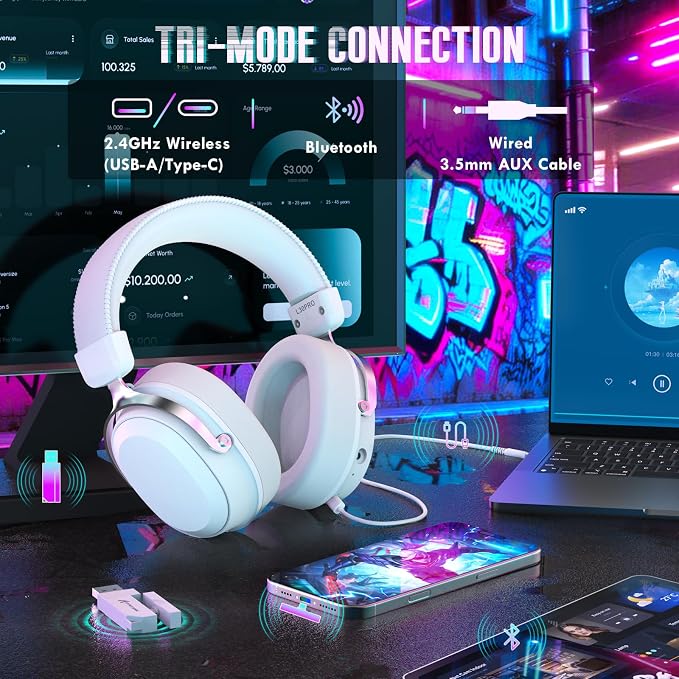 Casque Attack Shark L30 PRO Wirlesss (Compatible PS5)