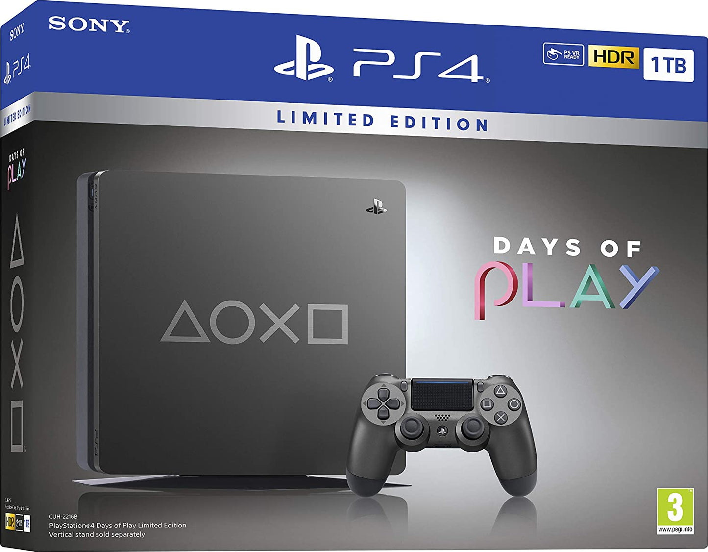 Console Playstation 4 / PS4 Slim 1 TB - Edition Days of Play Occasion ♻️