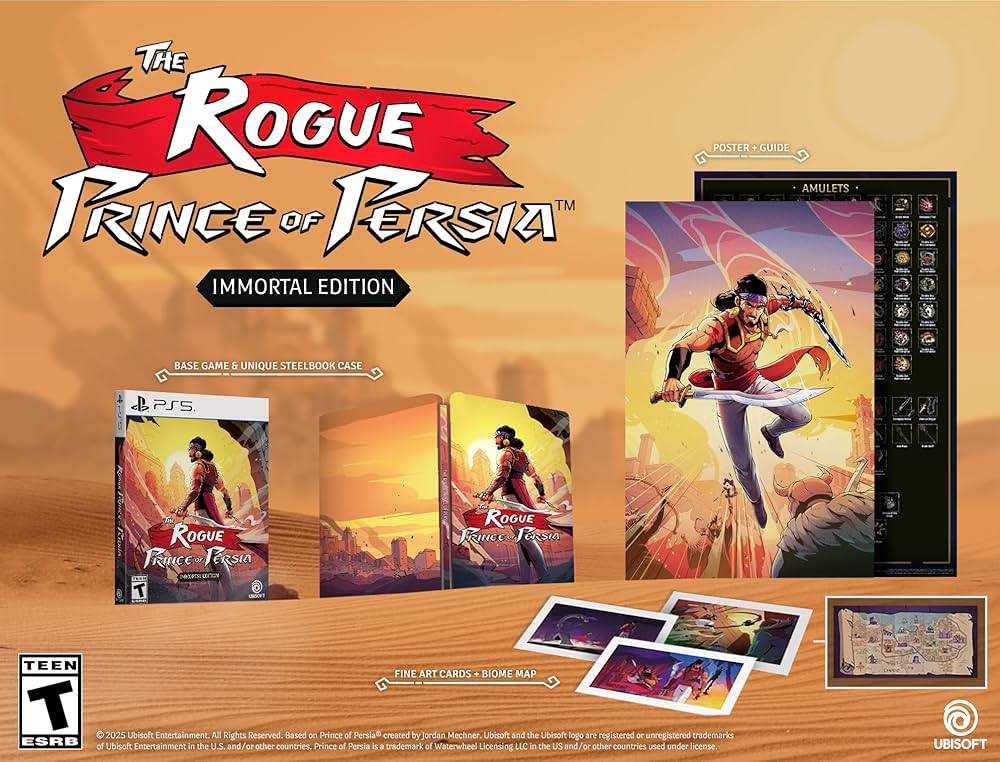 The Rogue Prince of Persia IMMORTAL EDITION - STEELBOOK - PS5