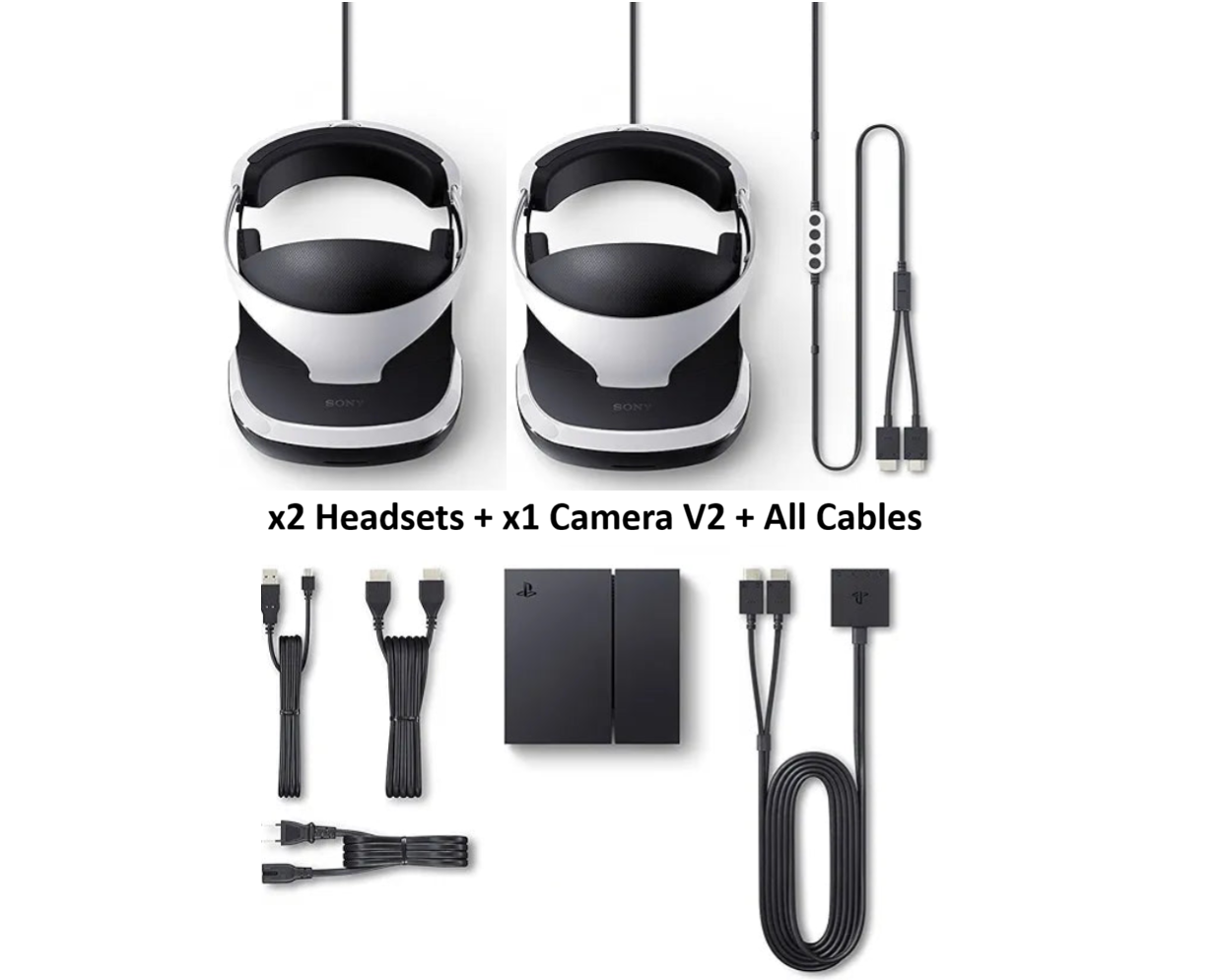 CASQUE PSVR V1 (2 HEADSETS + CAMERA + CPU) Occasion ♻️