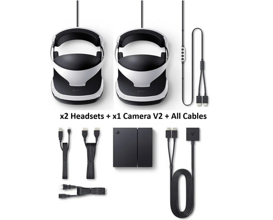 CASQUE PSVR V1 (2 HEADSETS + CAMERA + CPU) Occasion ♻️
