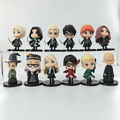 Lot de 12 Figurines Harry Potter CHIBI 10 cm
