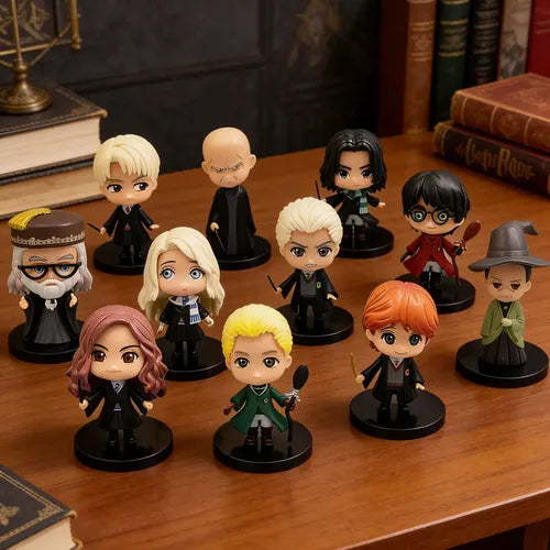 Lot de 12 Figurines Harry Potter CHIBI 10 cm