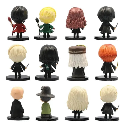 Lot de 12 Figurines Harry Potter CHIBI 10 cm