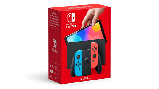 Nintendo Switch Oled (Rouge et Bleu) Pucée 128Gb (PRESQUE NEUVE) +Boite Occasion ♻️
