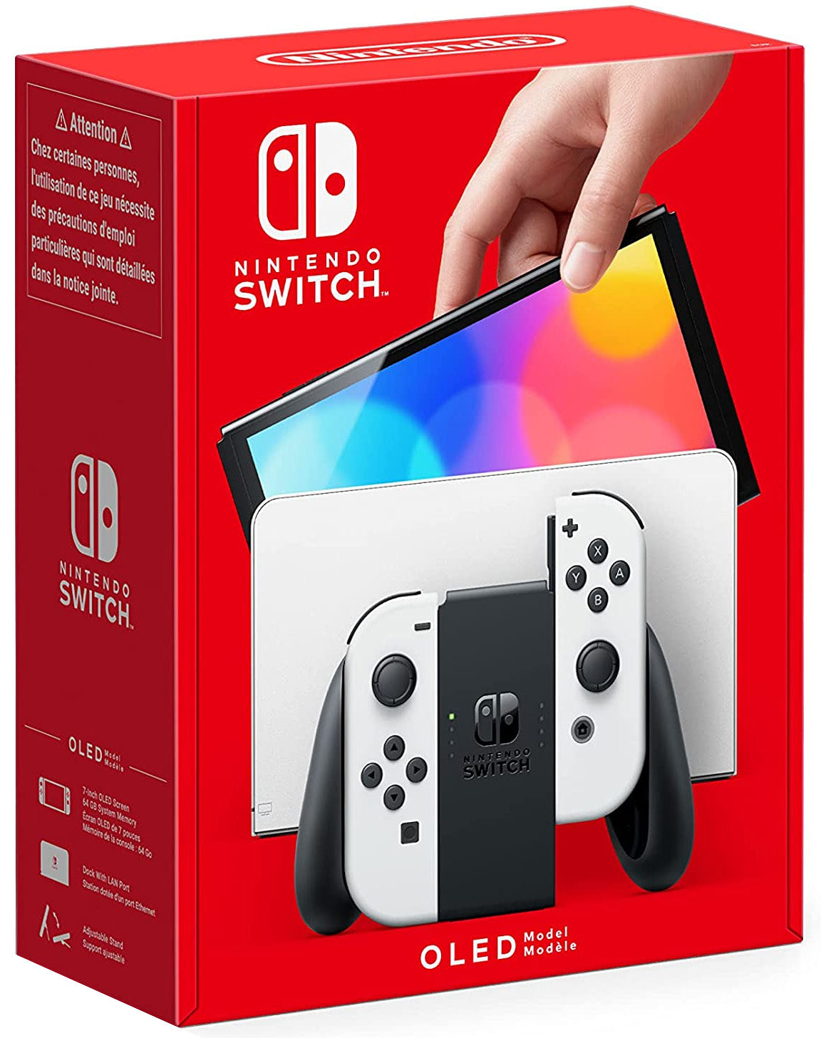 Nintendo Switch Oled (Flashé + Carte Mémoire 128 GB + Jeux) Occasion ♻️
