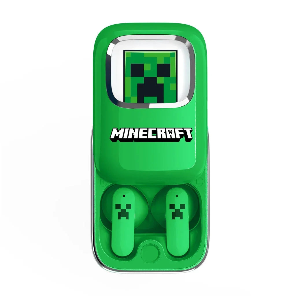 Ecouteur Sans Fil MINECRAFT - Slide Case Light Up - Earpods Audio TWS