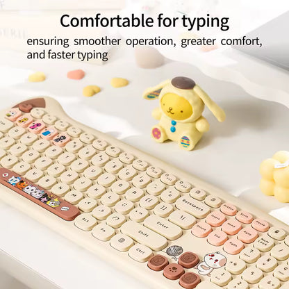 Clavier ı GEEZER Keyboard and Mouse (Wireless) Cute Cat Shape