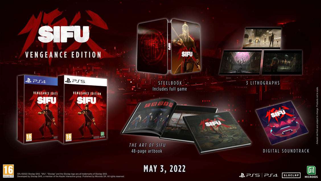 Sifu Vengeance Edition (SteelBook) PS4