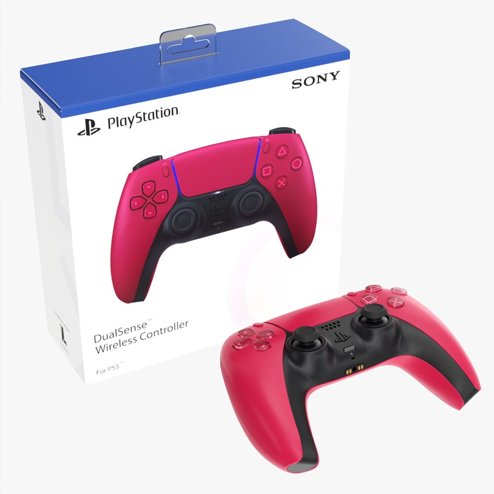 Manette PS5 sans fil DualSense - Cosmic Red