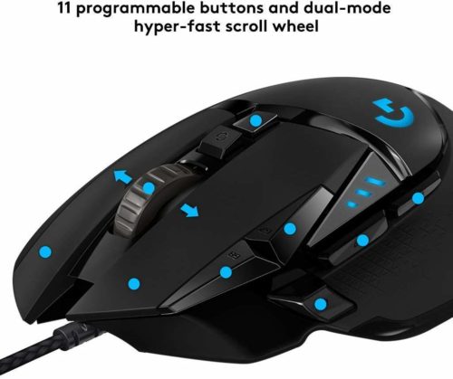Logitech G502 HERO USB Souris Gamer