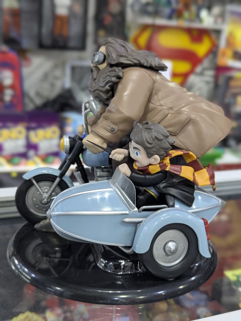 Figurine Harry Potter & Hagrid Motocycle