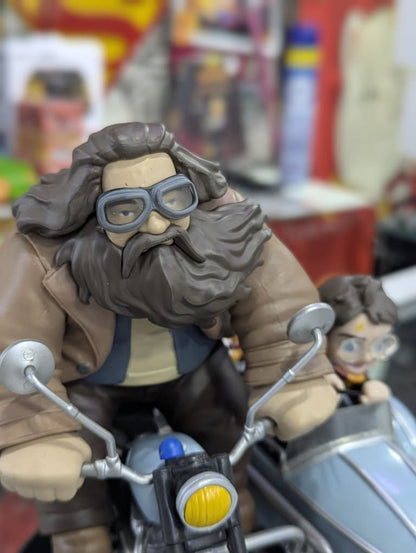 Figurine Harry Potter & Hagrid Motocycle