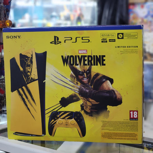 Console Playstation/PS5 Slim Digital -Wolverine Edition-