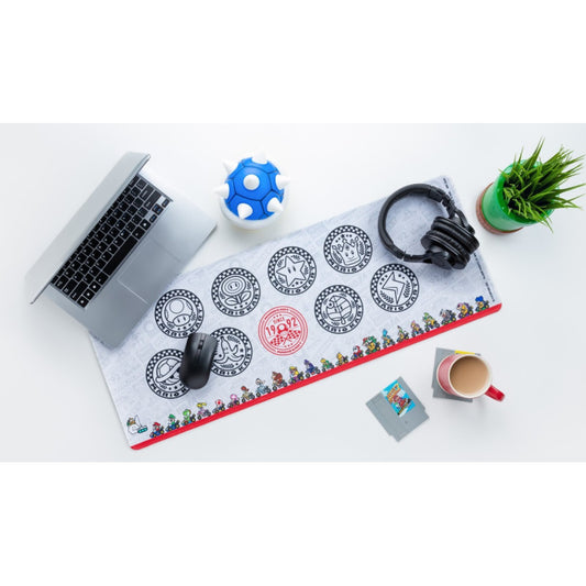 Tapis de bureau Mario Kart sous-main Emblèmes des coupes