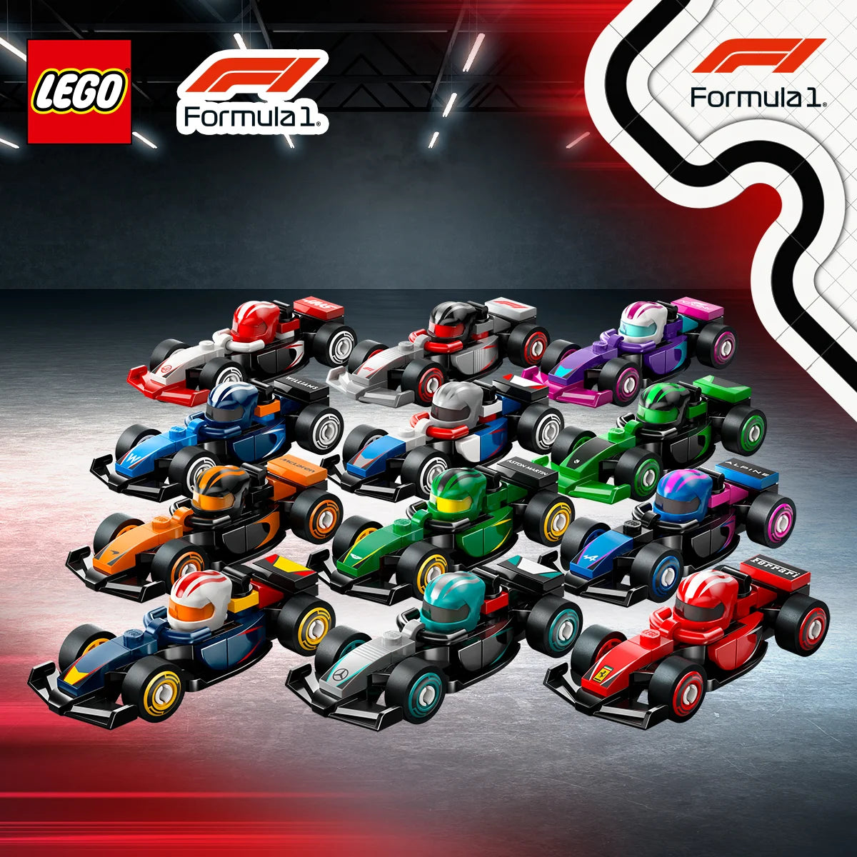 LEGO Voiture F1 Collectible Race Cars