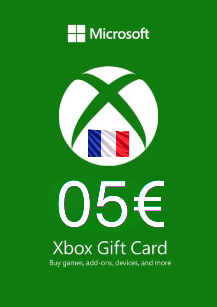 Carte Cadeau Xbox 05€ (France)